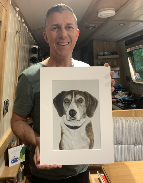 Pet Portraits, Dog Painting, Pet Commission, Pet Artist