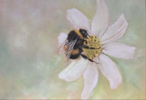 Bee Painting, Bee Picture, Bee Art